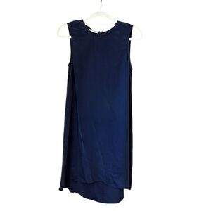 Equipment Midnight Blue Midi Dress